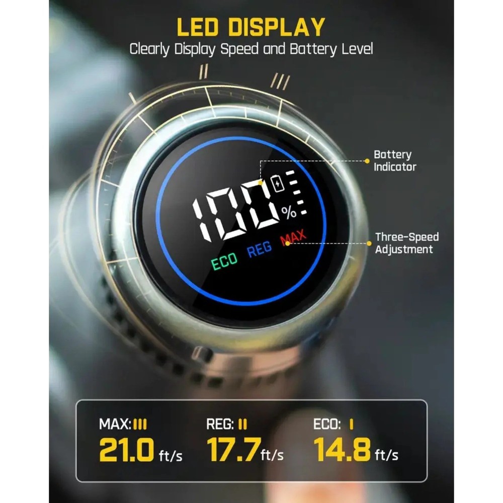 Fanttik W10 APEX Mini Chainsaw LED Display