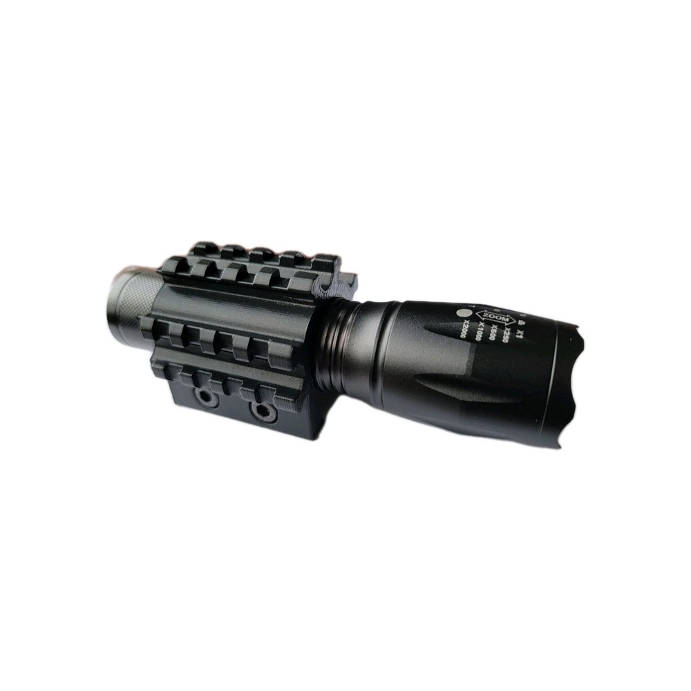Tactical Flashlight - Weapon Light - Picatinny Mount - 2000 Lumen - Super Bright