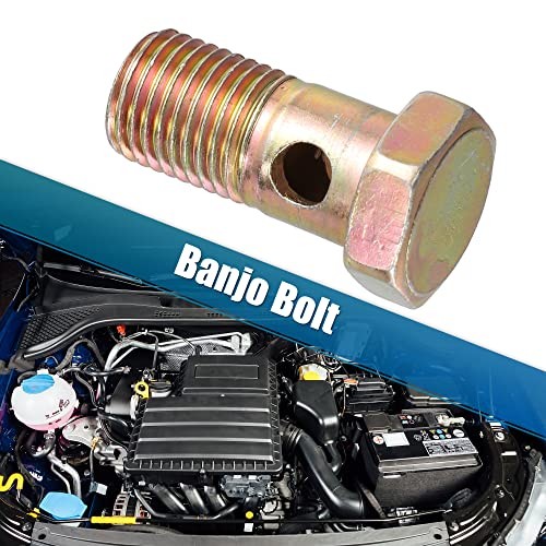 2 Set Banjo Bolt Brake Fitting Adapter Kit M14x1.5 Brake Line Thread Single