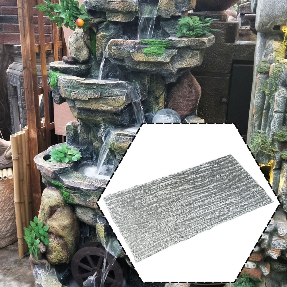 Artificial Water Effect Sheet Garden Home Decor Realistic Waterfall Model