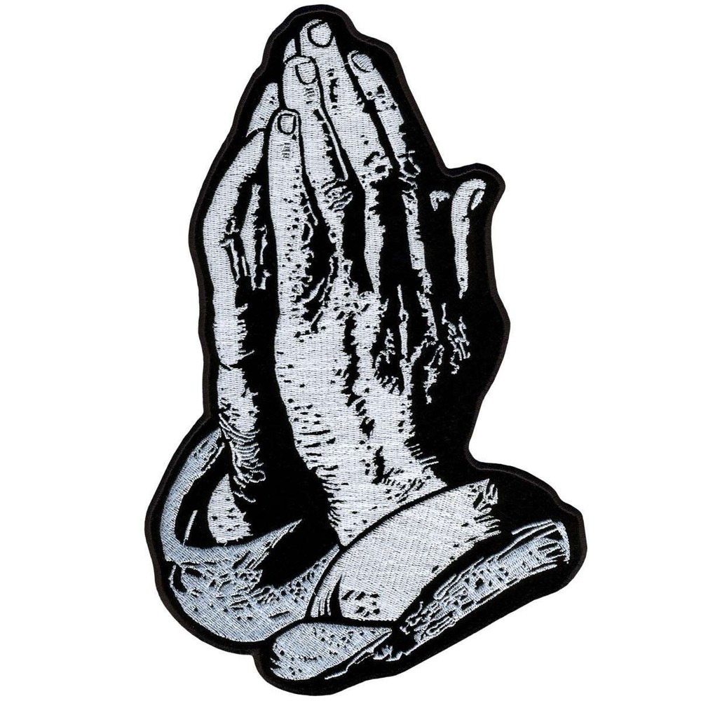 Hot Leathers Prayer Hands Patch PPA5738