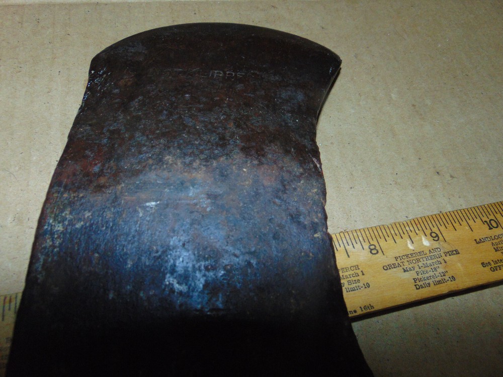 Very Old Double Edged Axe Head "Knot Klipper"