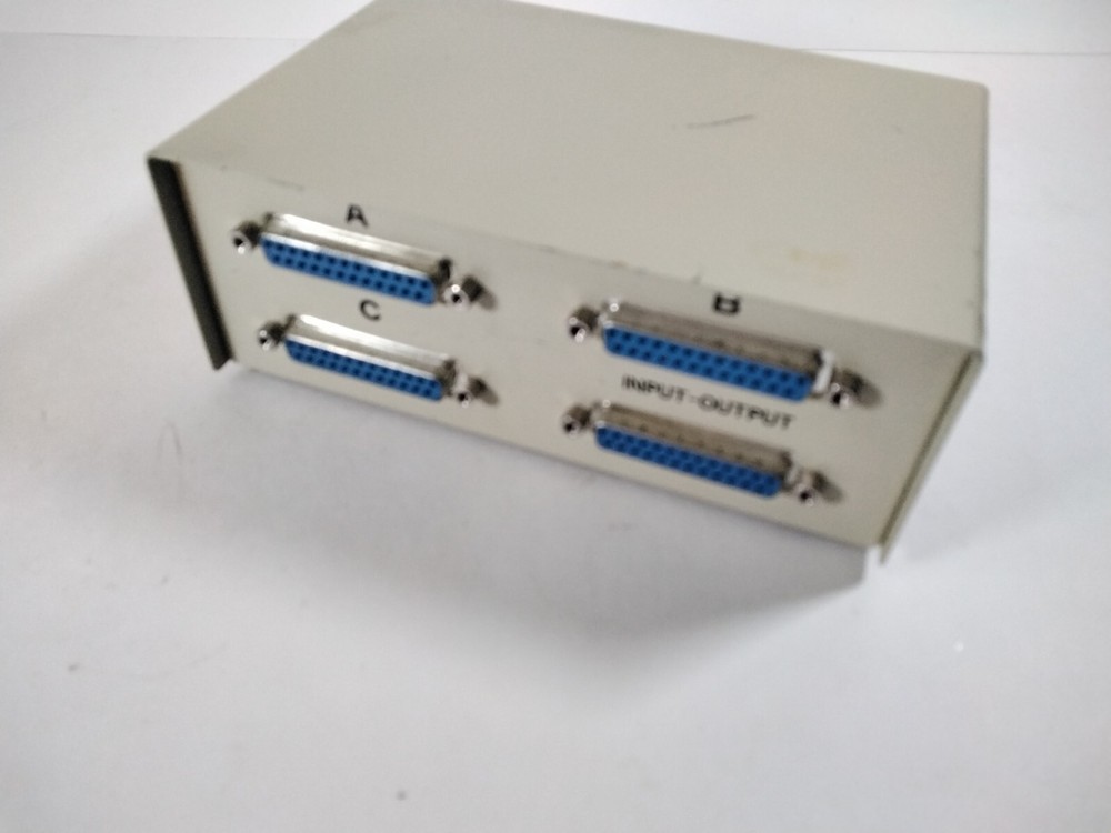 Vintage Data Transfer Switch 3 channel Great Shape