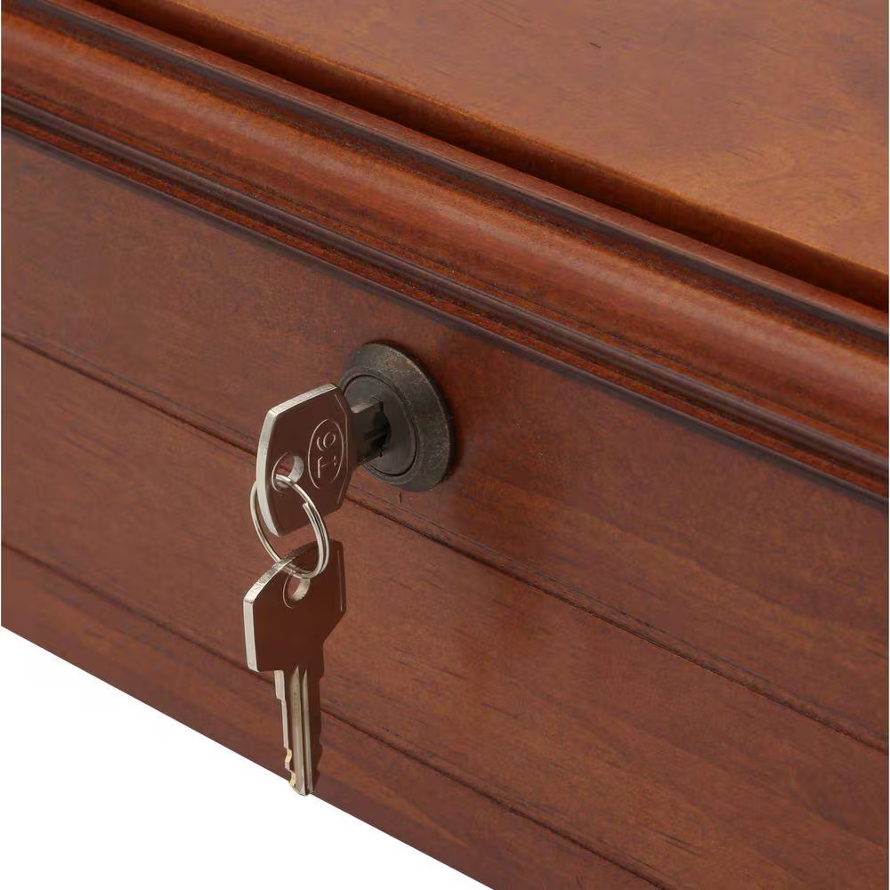 4 Gun Wall Rack with locking storage compartment Free Ship NEW