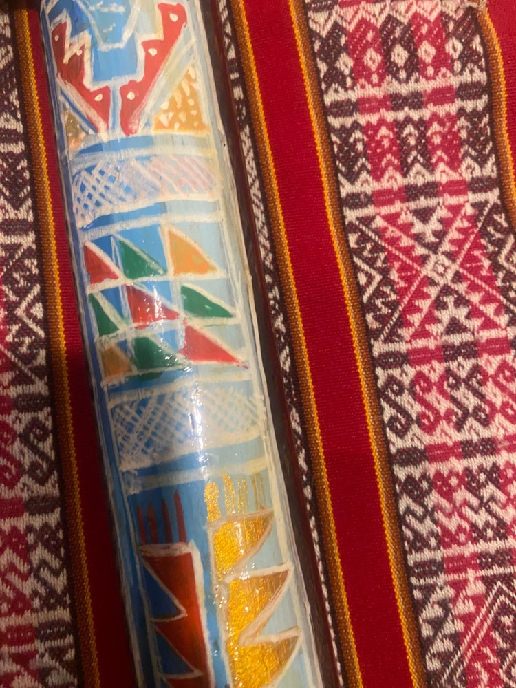 Peruvian handmade rainstick for sound healing