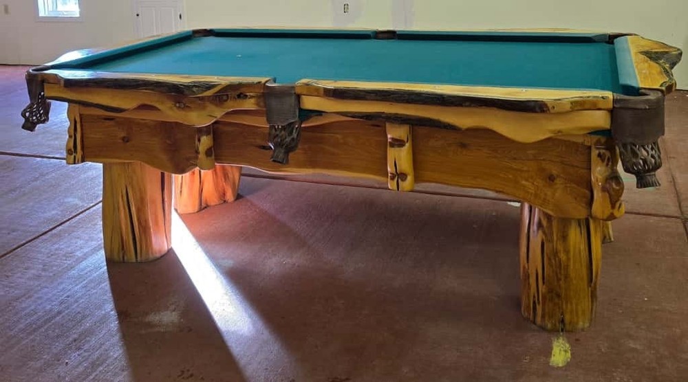 Turquoise Inlaid Pool Table
