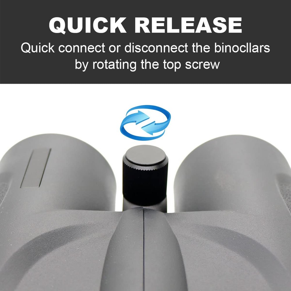 Best Binocular Tripod Adapter Quick Release with 38mm Mounting Base 1/4-20 Inch