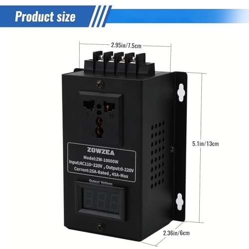 10000W Variable Speed Controller SCR Voltage Controller Fit for Router Fan