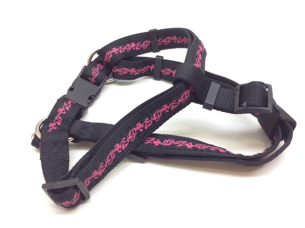 Hamilton Paw Prints Easy On The Step In Harness Fully Adjustable 30"-40" Large