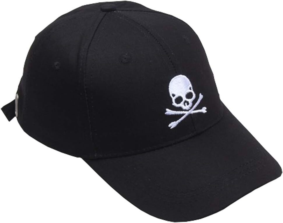 Adjustable Hat Cap Skeleton Bone Sport Sunhat Snapback Embroidery...