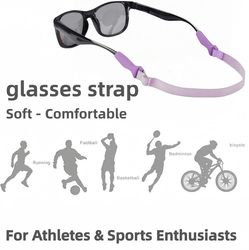 Adjustable Elastic Eyeglasses Strap Eyewear Retainers For Reading Glasses, Myopi
