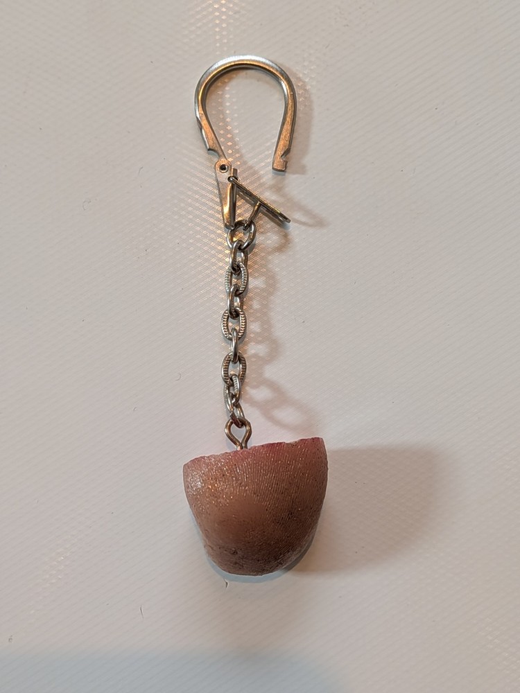 Severed Big Toe Key Ring