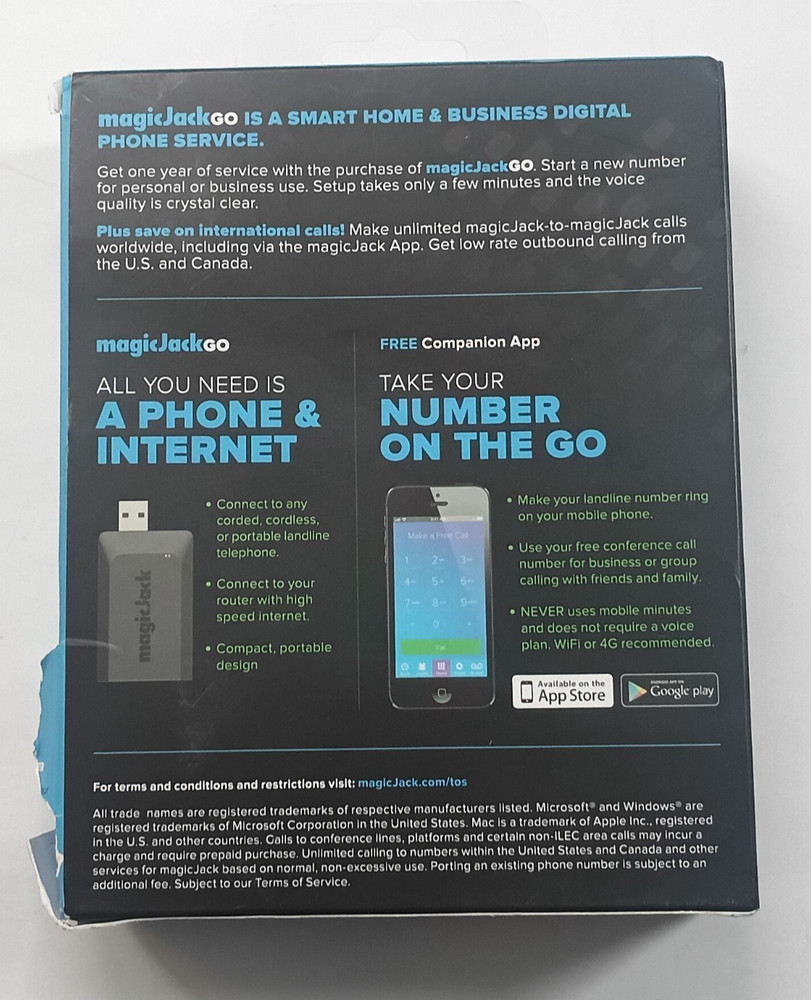 Magic Jack Go Digital Phone Service