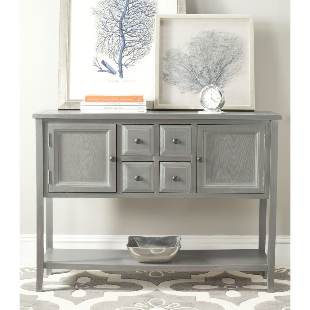 SAFAVIEH Charlotte Storage Sideboard | Ash Grey |