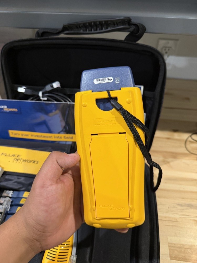 FLUKE NETWORKS CABLE IQ QUALIFICATION TESTER KIT (TESTED) SHIPS FAST