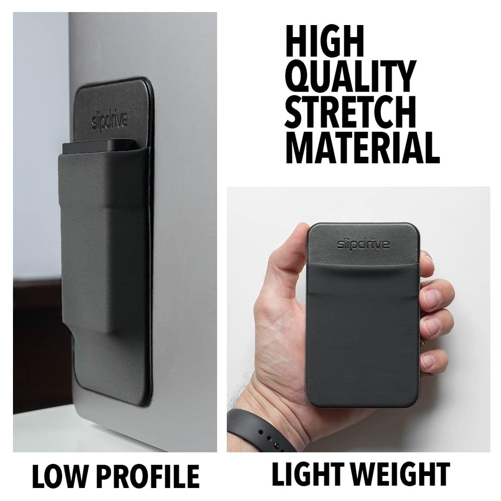 - Portable Hard Drive Sleeve for Laptop - SSD Solid State Drive - Reusable Adhes