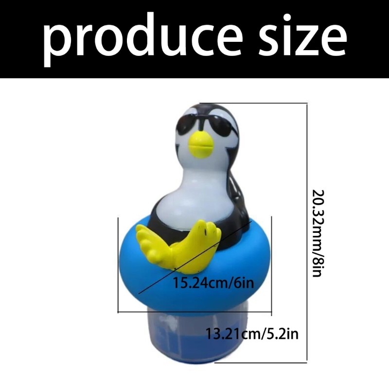 Floating Swimming Pool Floaters Chlorine Bromine Tablets Dispenser