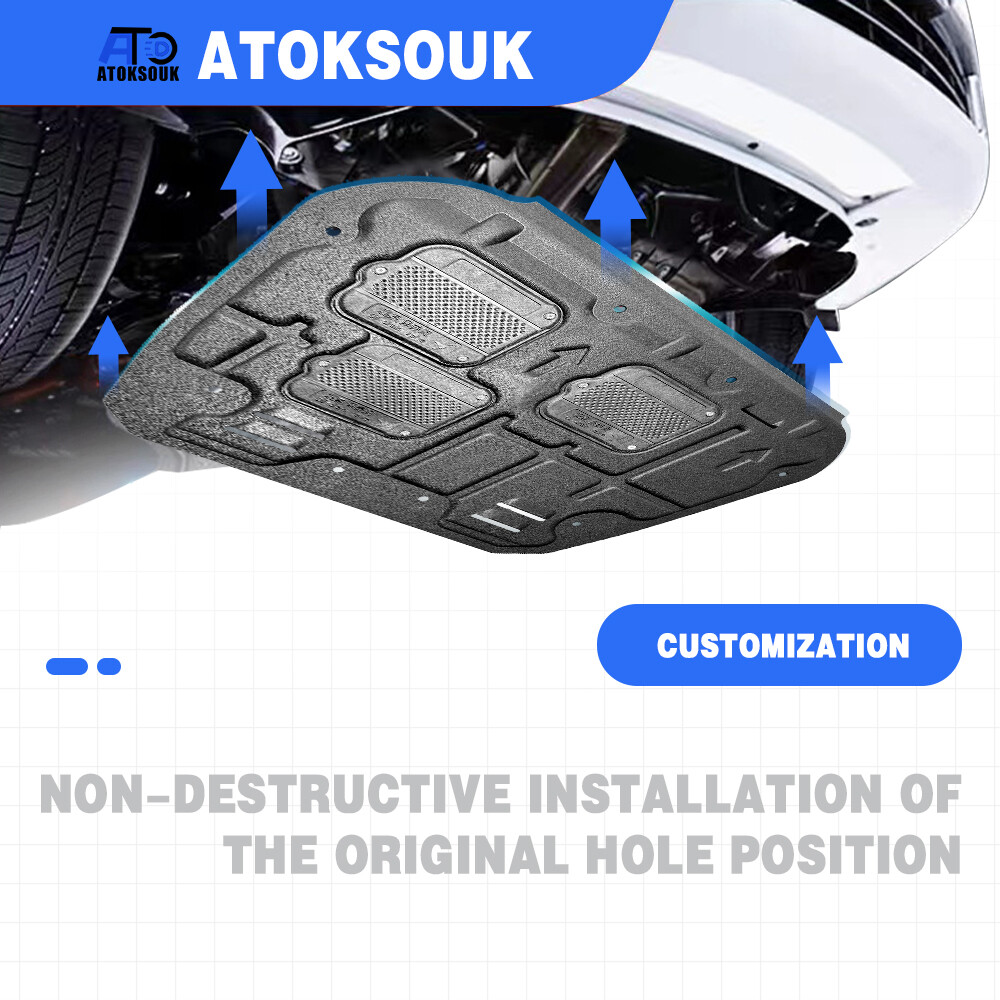 Thick Engine Splash Shield For Volvo XC40 2019-2024 Front Engine Guard Hard