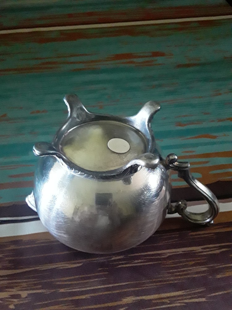 Vintage International Silver Co. Footed Creamer