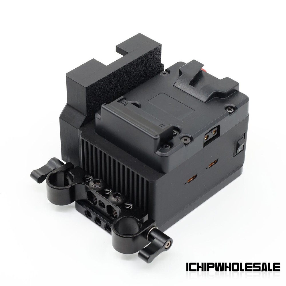 FusionRig Mini Expansion Module V-Mount Battery Mounting System Cineback USB-C