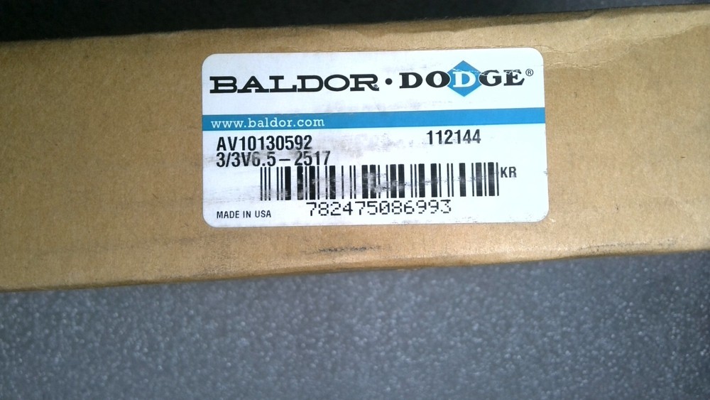 BALDOR DODGE 112144 3-3V6.5-2517 Sheave