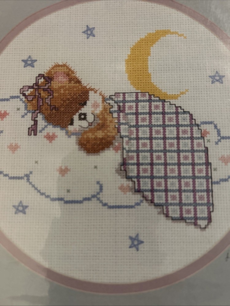 JCA Baby Collection Beddy-Bye-Bear Cross Stitch Kit #04409