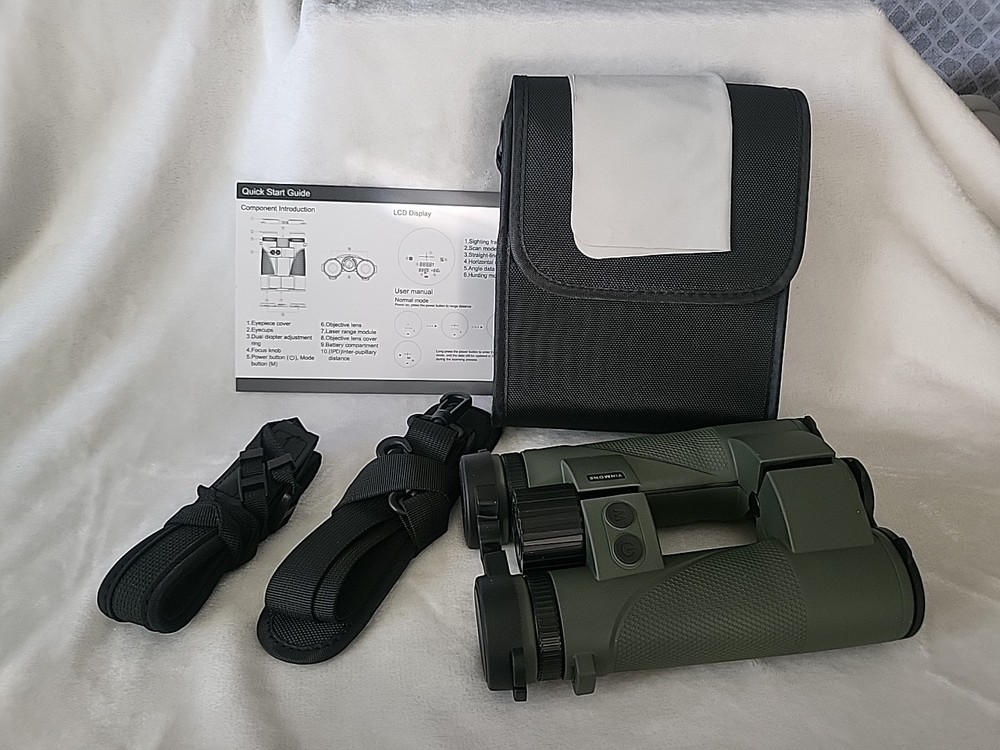 Yinmo 10×42 Laser Rangefinder Binoculars