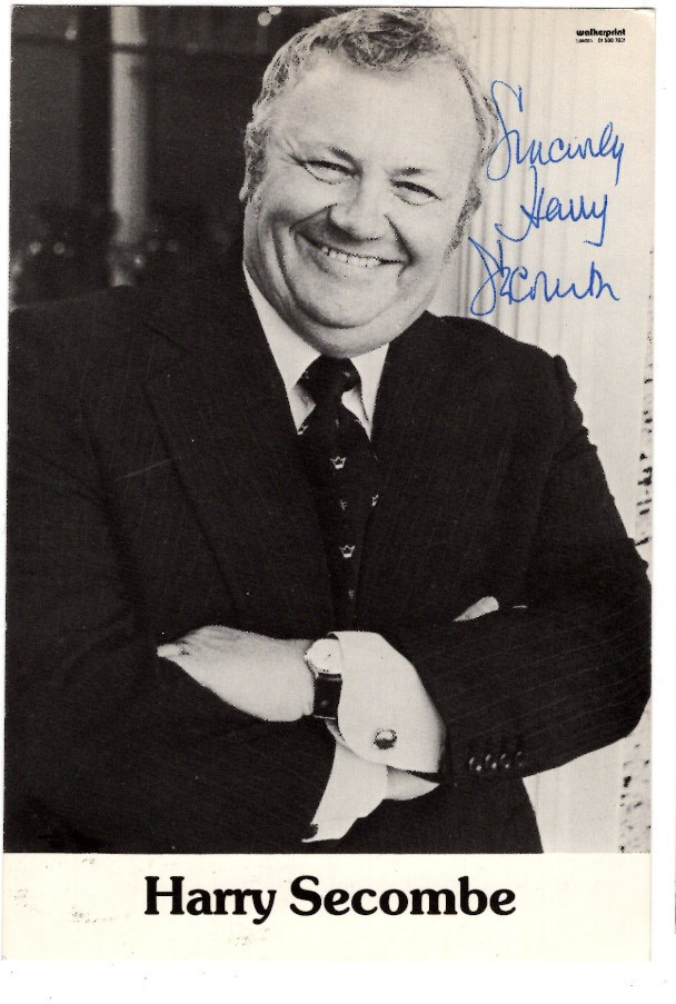Harry Secombe Signed Photo / Autograph Opera Singer