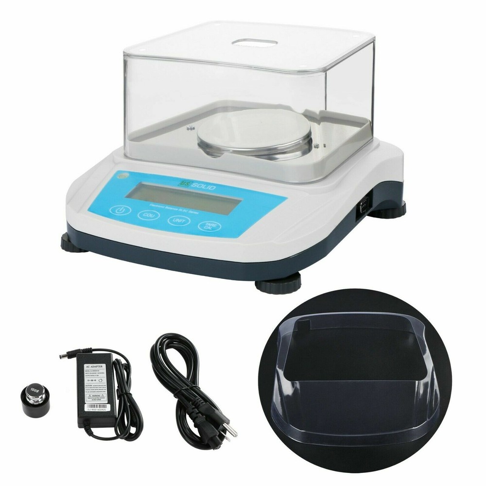 300 x 0.001 g 1 mg Lab Analytical Balance Digital Precision Scale U.S.Solid?