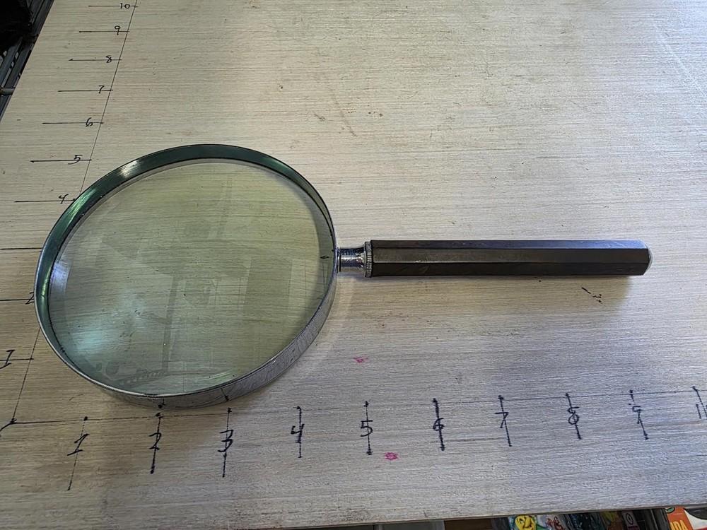 Vintage Magnifying Glass with Handle