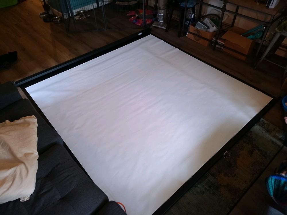 Elite Screens 119" (1:1) Pull Down Projector Screen White