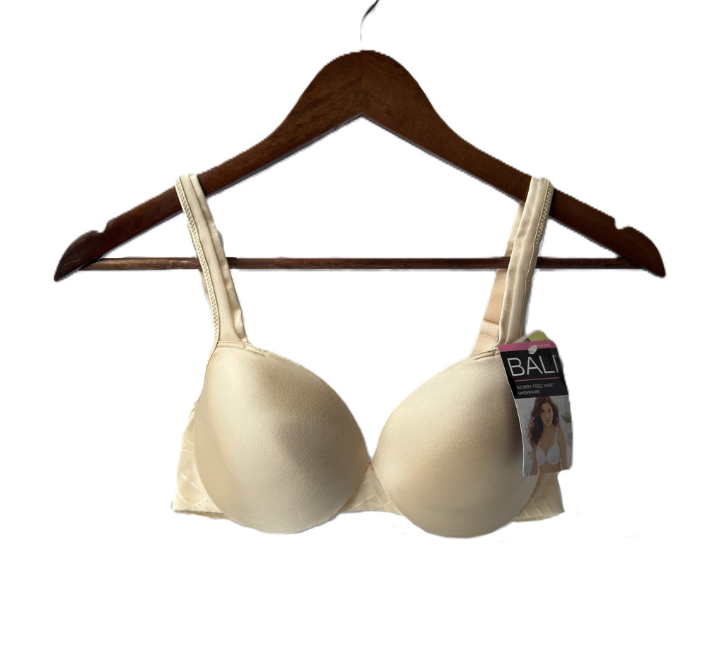 Bali Worry Free Wire Beige Bra 34B
