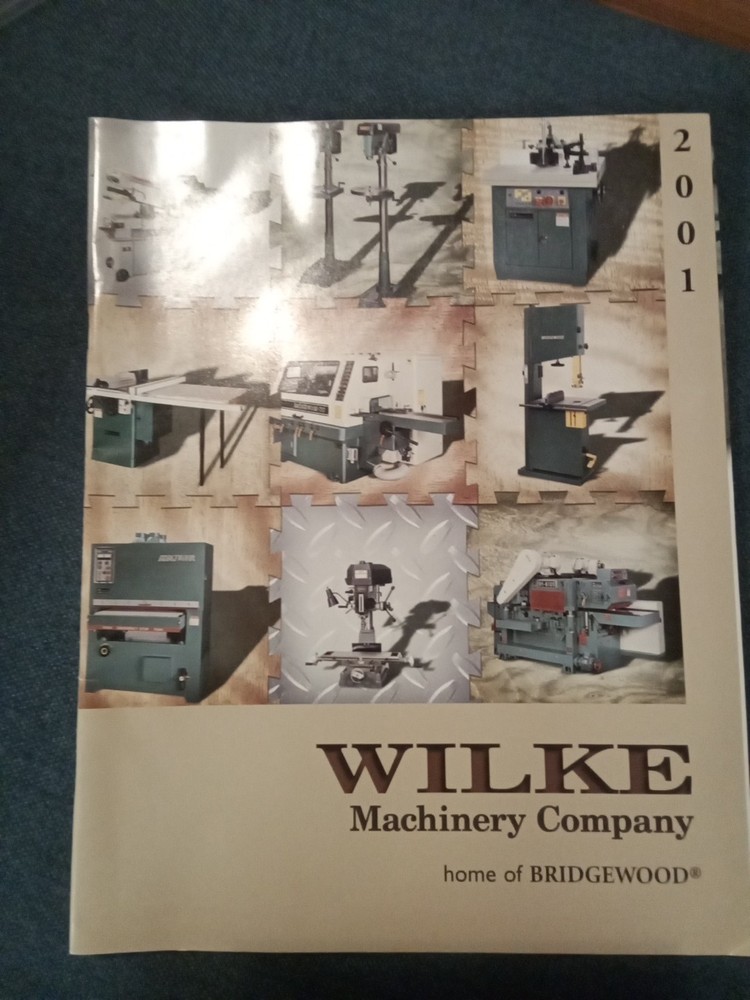 2001 Wilke  Machinery  Catalog