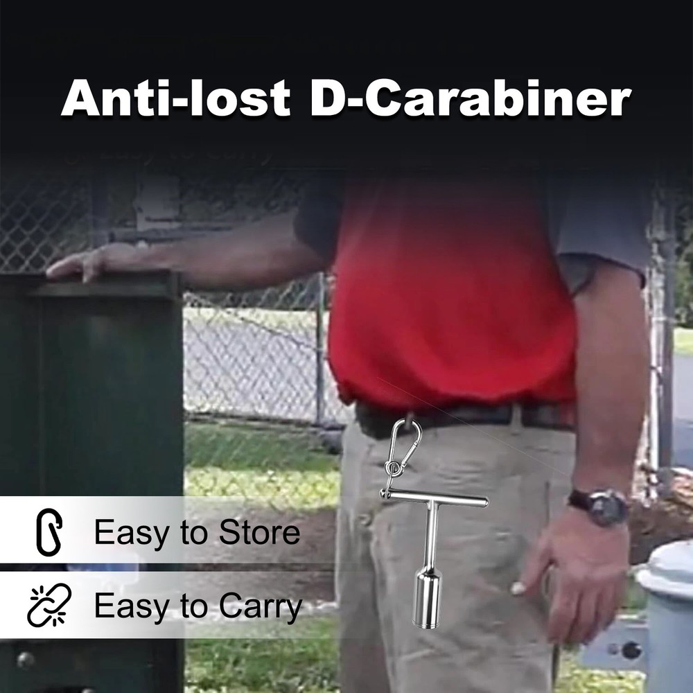 13/16" T-Handle Penta Socket Wrench Tool for Pad-mounted Transformers