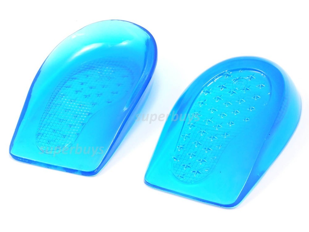 Large Angled Posture Correcting Feet Heel Roll Support Correction Gel Insole Cup
