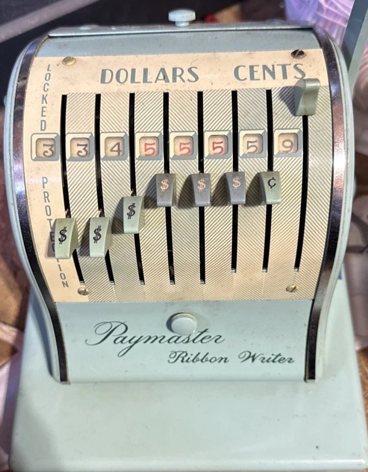 PAYMASTER SERIES 8000 Ribbon Check Writer