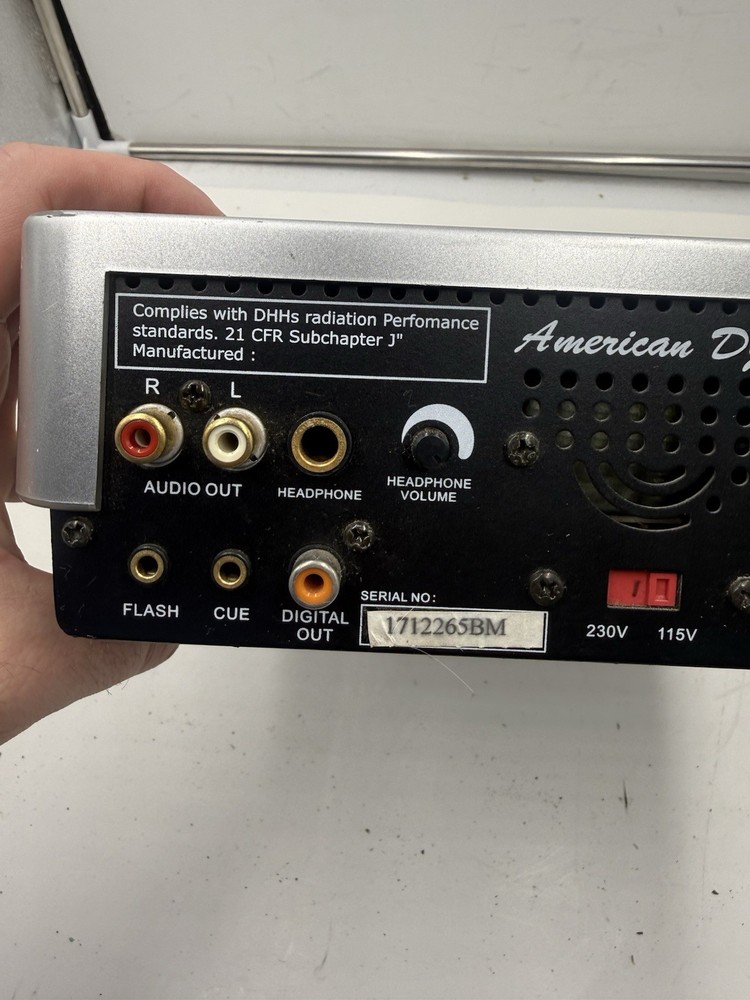 American DJ Pro-Scratch 1 Professional CD Player