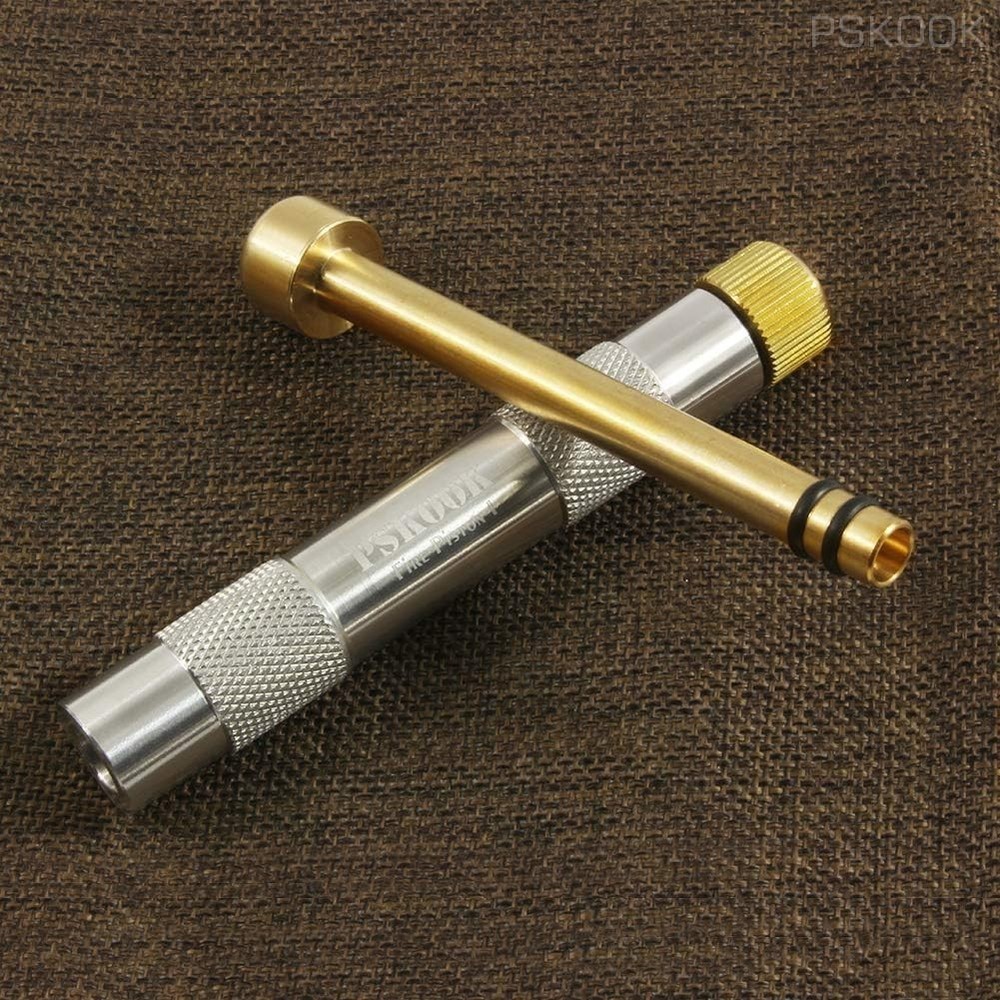 Metal Fire Piston Survival Camping Fire Starter Educational Kit