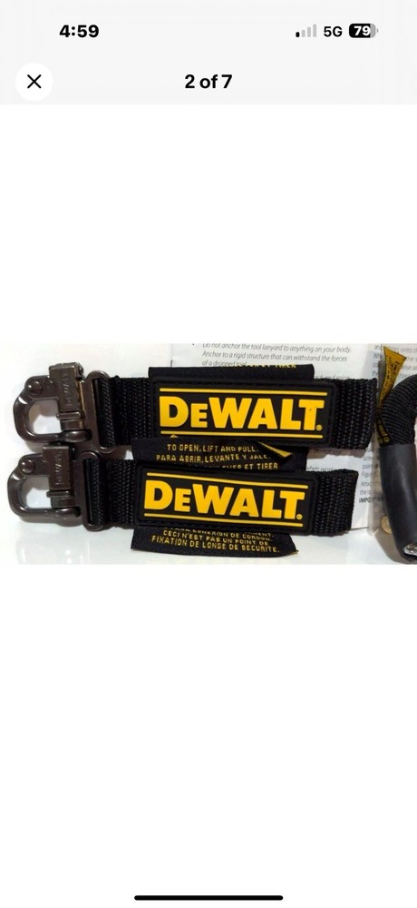 DeWalt tool lanyard battery protector