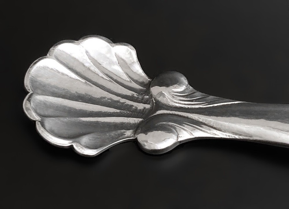 Georg Jensen 102 Shell Pattern 830 Silver Cake Slice / Pie Server, 27 cm
