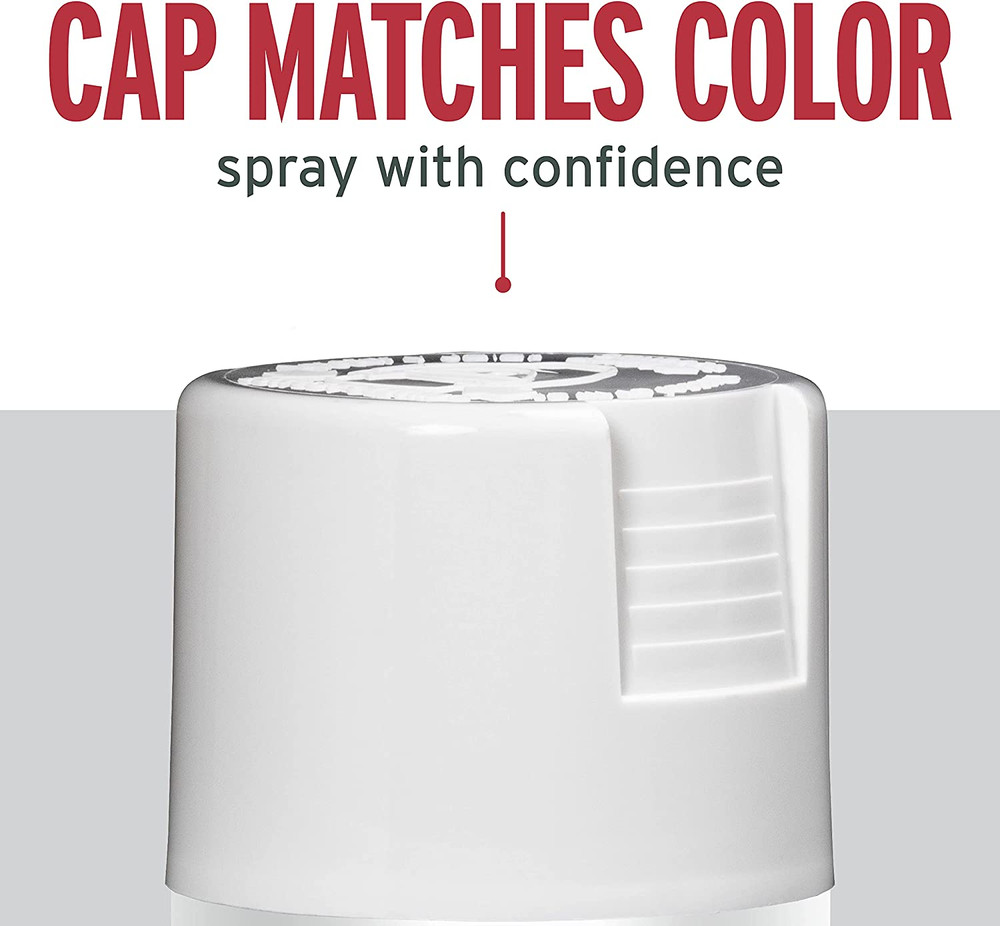 250702 Stops Rust Spray Paint, 12 Oz, Gloss Pure White