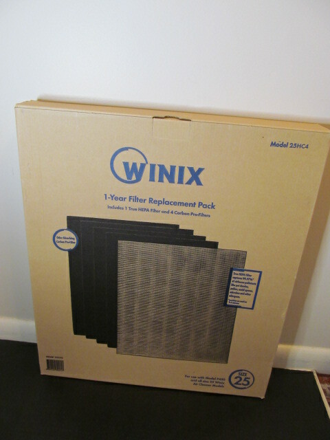 Genuine Winix 25HC4 True HEPA Filter + 4 Carbon PreFilters