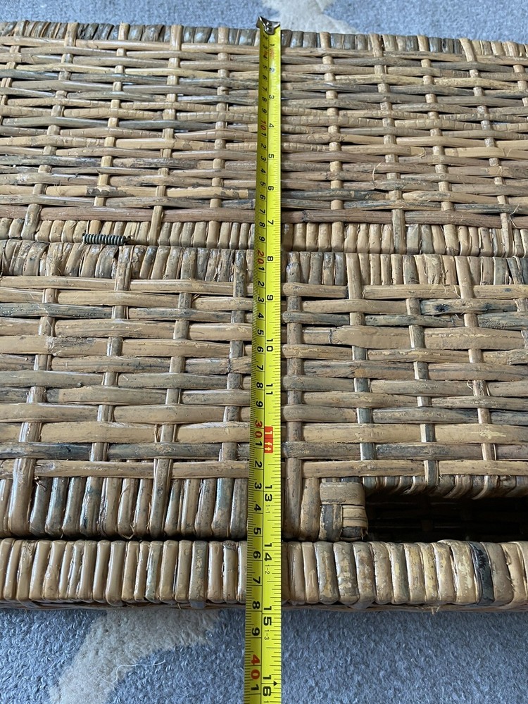 Woven Shallow Storage Chest, Made In The Philippines