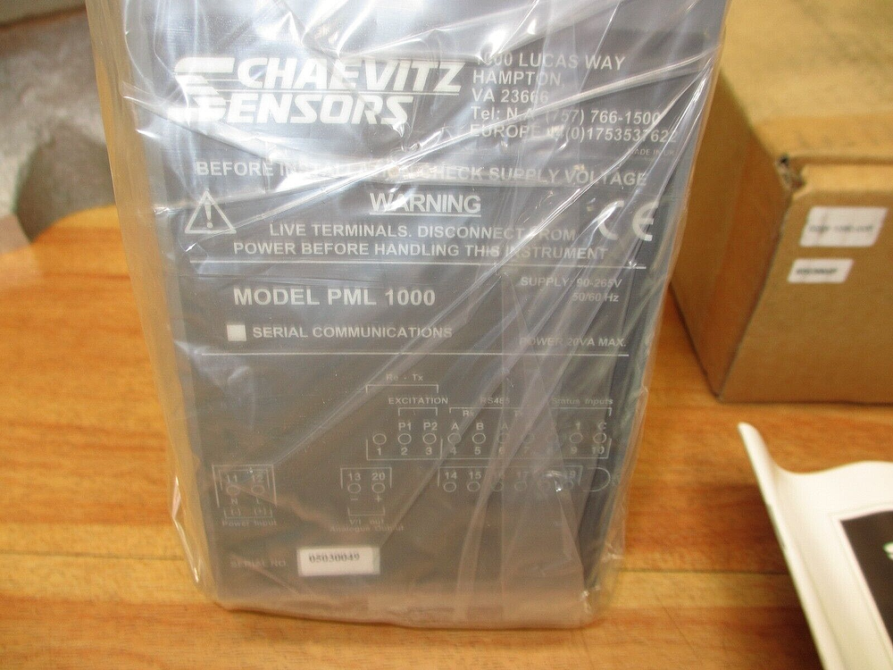 Schaevitz Sensors PML1000 *NEW* LVDT Readout Panel Meter Control