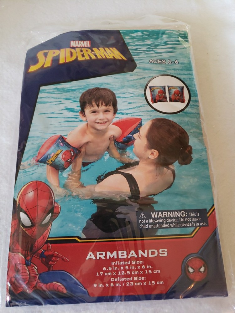 Marvel Spiderman Pool Arm Floats From Bestway.
