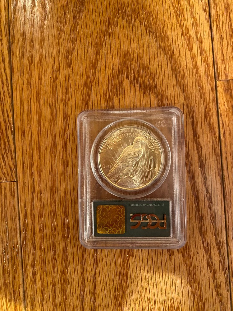 1922 Peace Dollar PCGS MS 63