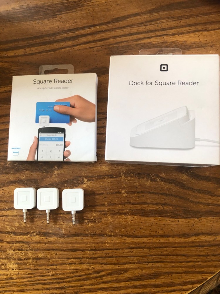 Square Reader dock and magstrip lot new & used