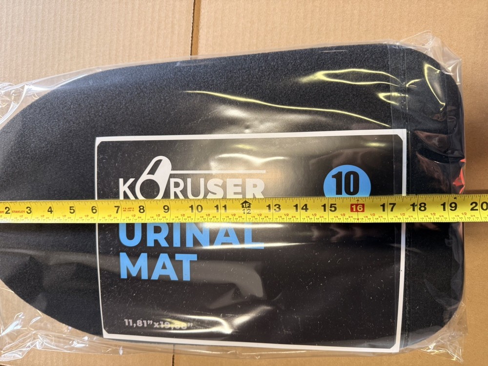 Urinal Mats - 10/case (black)