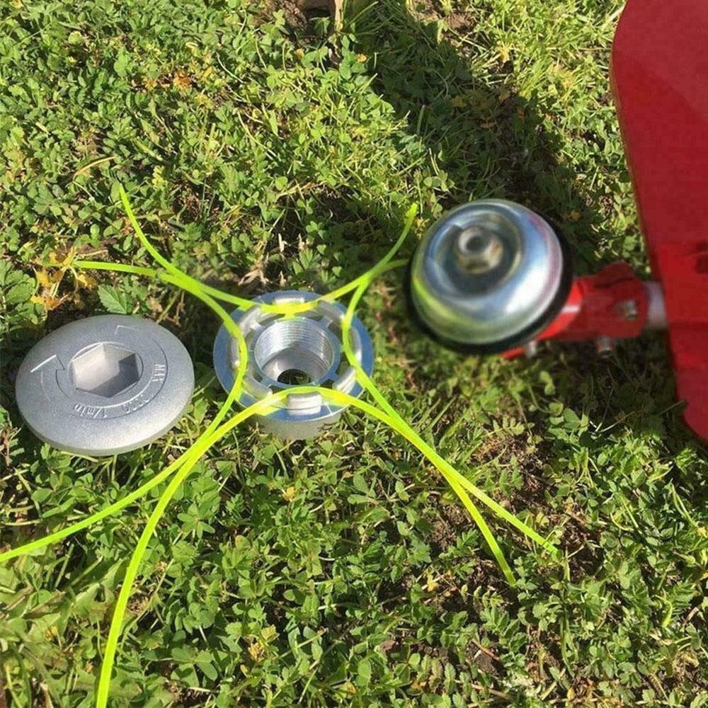 Universal Trimmer Grass Cutter String Speed Feed Bumper Lawn Mower Head+Line Kit