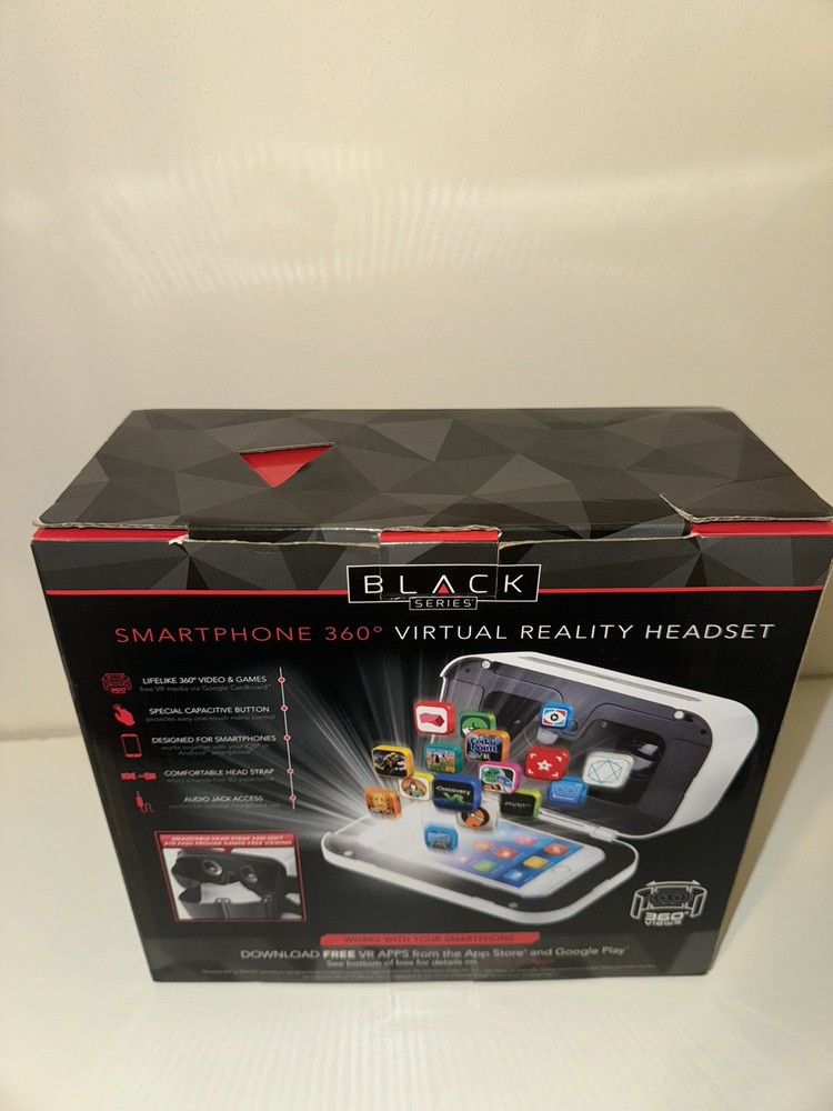 Black Series smartphone 360 degree virtual reality headset